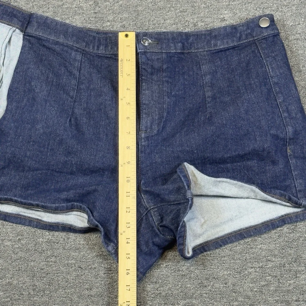 Belle Isle by Torrid Pleated‎ Denim Skort Women's Size 12 (34x4